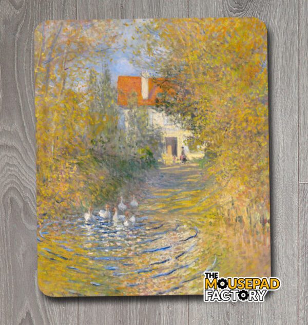 The Geese by Claude Monet Mouse Pad