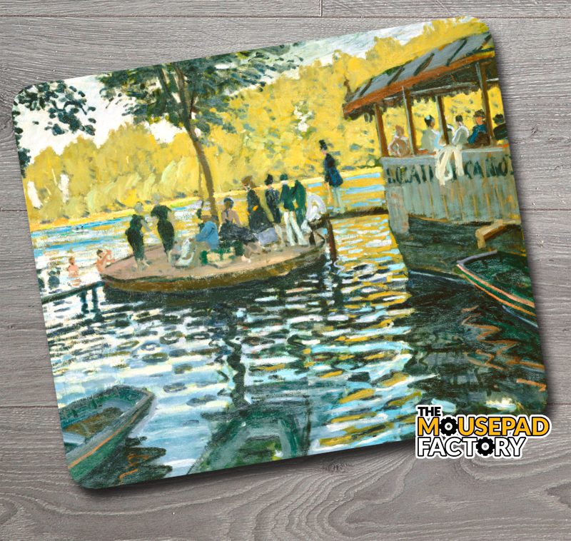 La Grenouillère by Claude Monet Mouse Pad