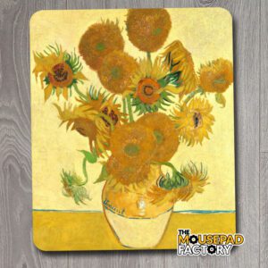 Sunflowers in Vase by Van Gogh Mouse Pad