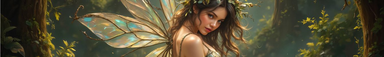 Fairy Forest Dryad Nymph Dragon Mouse Pad