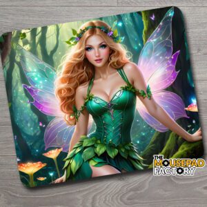 Fairy in Enchanted Forest Mouse Pad