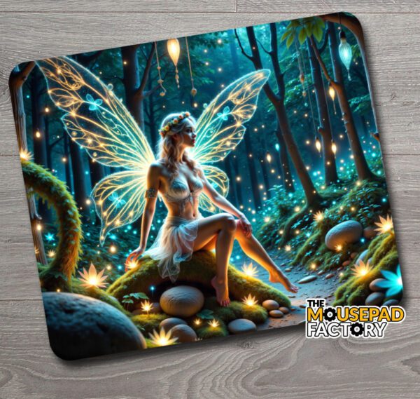 Celestial Sylveon Mouse Pad, Fairy Pokémon Gaming Desk Mat Celestial Sylveon Mouse Pad, Fairy Pokémon Gaming Desk Mat