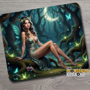 Sexy Fairy Forest Mouse Pad