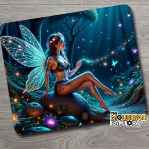 Fairy Nymph Forest Mouse Pad
