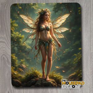 Fairy Nymph Forest Mouse Pad