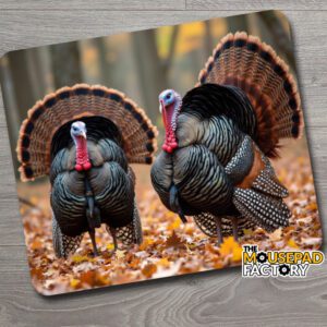 Wild Turkeys Mouse Pad