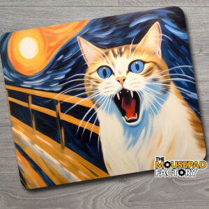 The Scream & Cat Mouse Pad